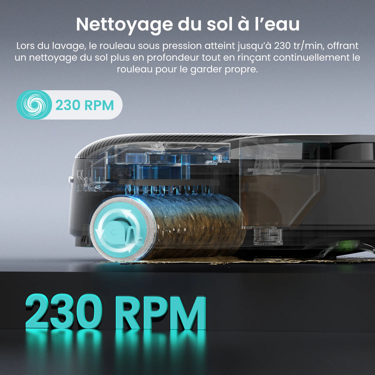Lefant M5 Robot Aspirateur Laveur Intelligent 18 000 Pa | Brosse Auto-Nettoyante, Station Automatique, Navigation LiDAR dTOF, Sans Effort