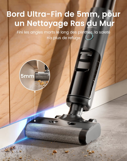 Lefant LS200 – Aspirateur Laveur Sans Fil 3-en-1 Intelligent | 13 000 Pa, Auto-Nettoyage, Nettoyage des Bords